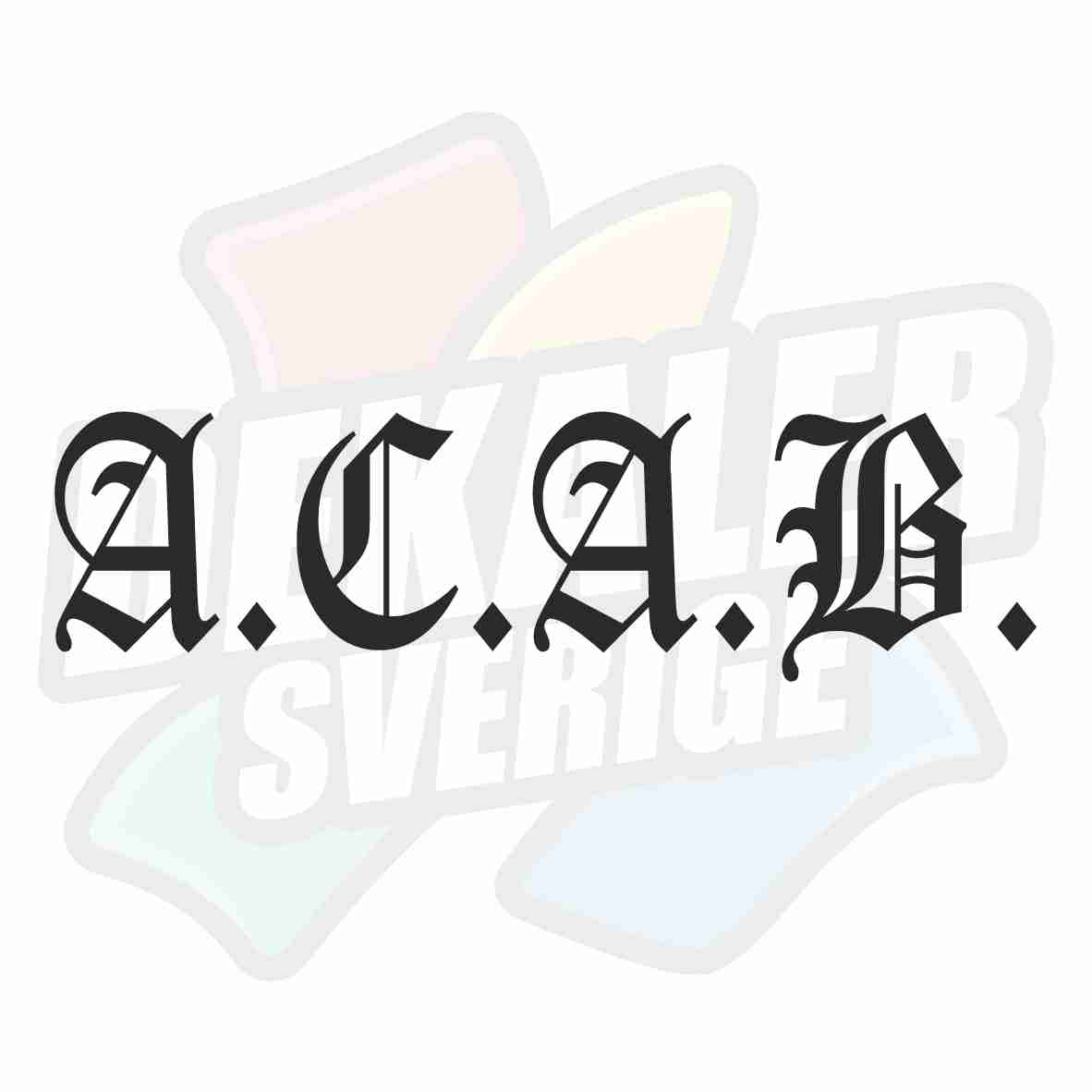 A.C.A.B. - Dekal