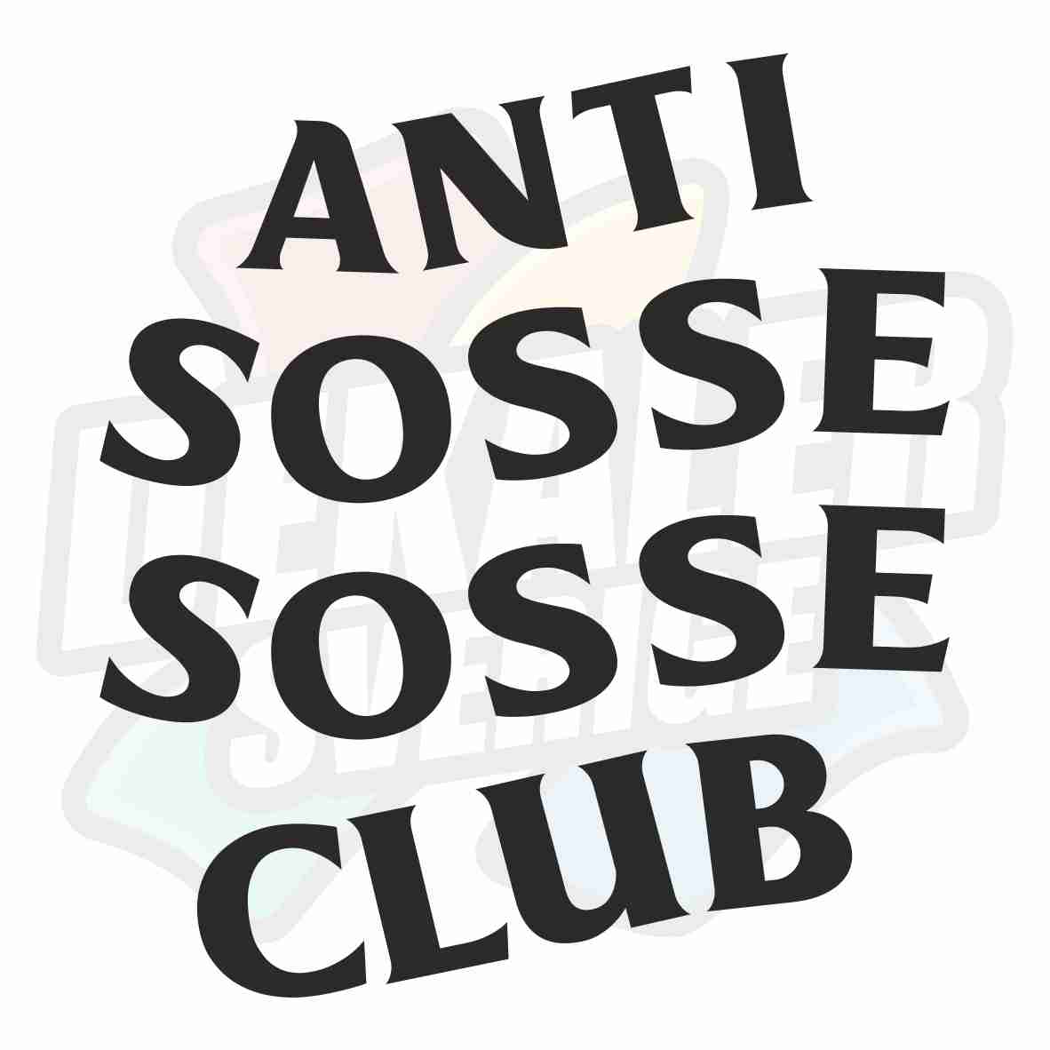 Anti sosse sosse club - Dekal