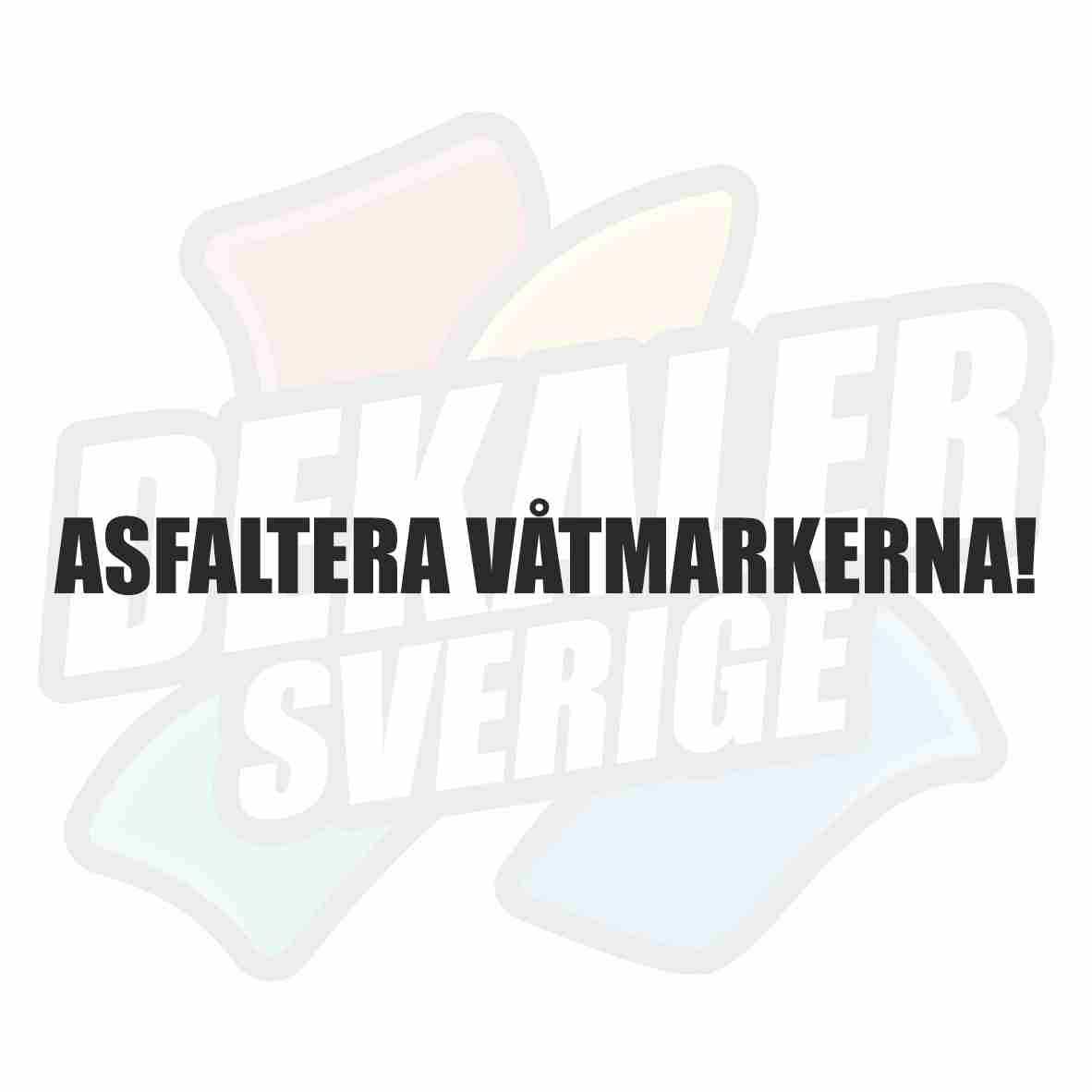 Asfaltera våtmarkerna! - Dekal