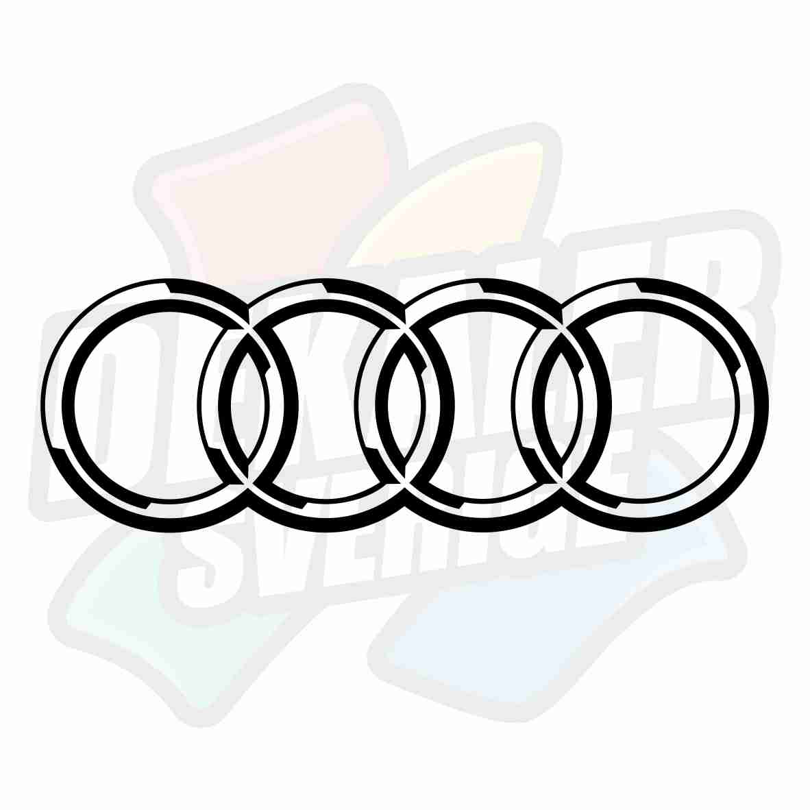 Audi logo 2 - Dekal
