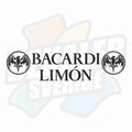 Bacardi Limón med logo - Dekal