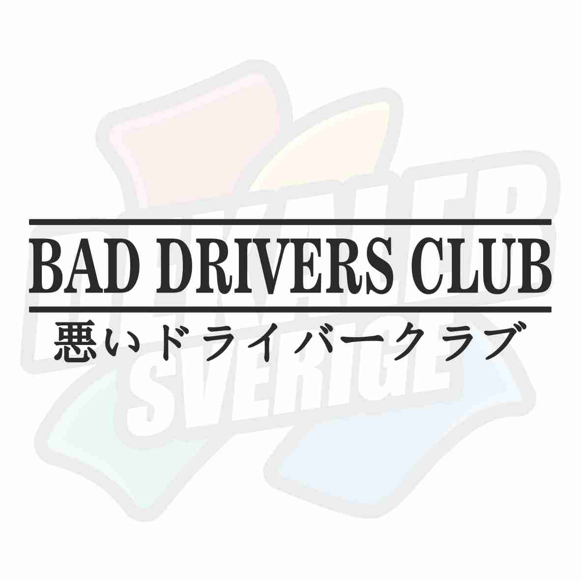 Bad drivers club - Dekal