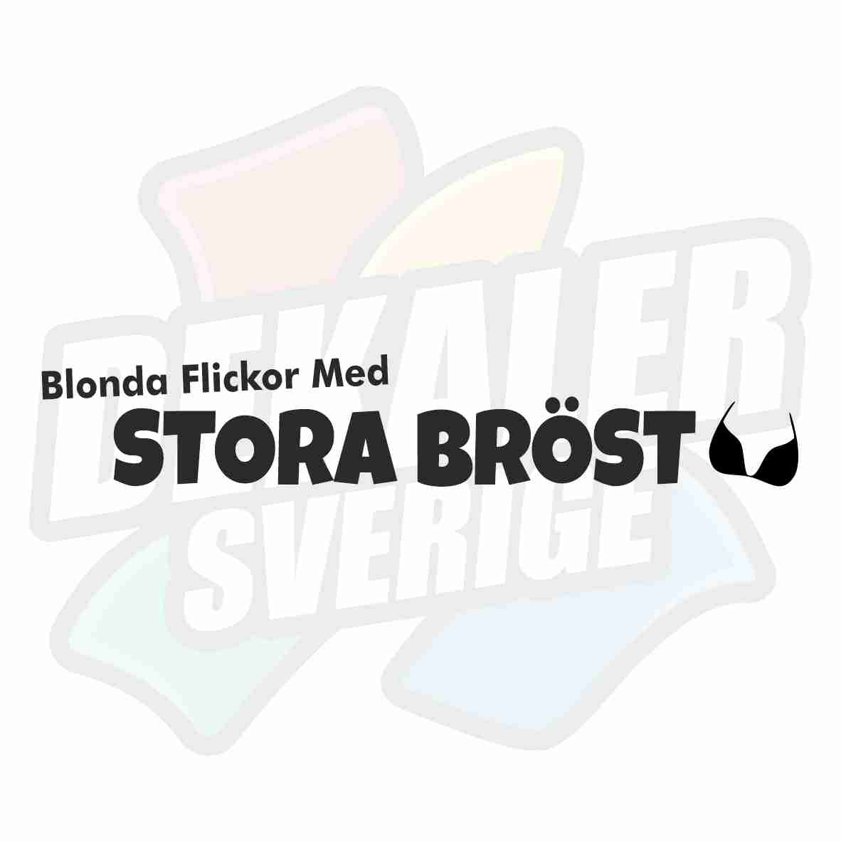 Blonda flickor med stora bröst - Dekal