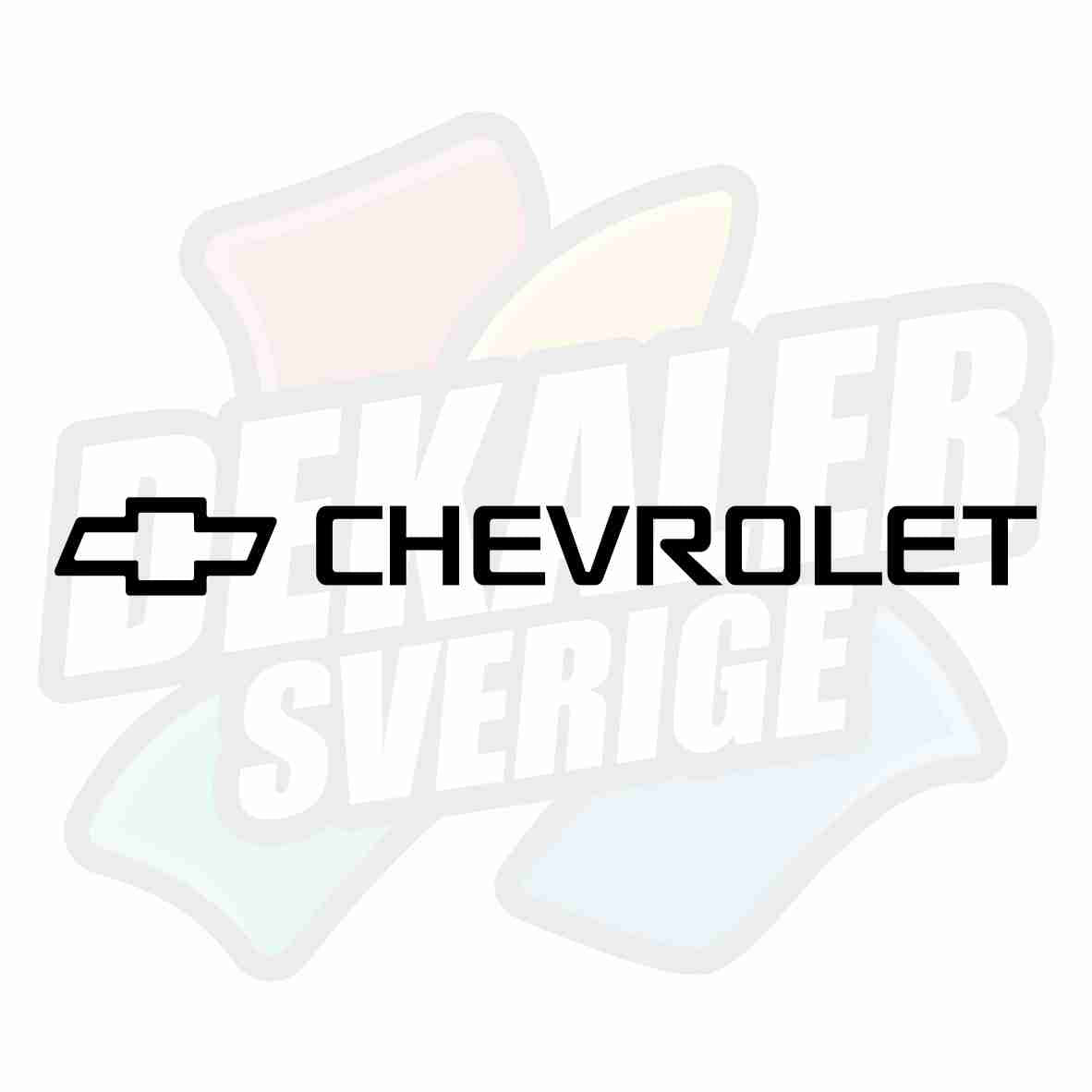 Chevrolet med logo - Dekal
