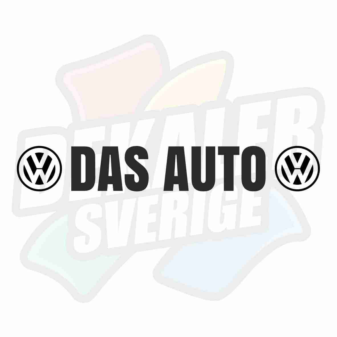 Das auto - Dekal
