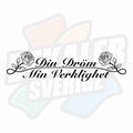 Din dröm, Min verklighet - Dekal