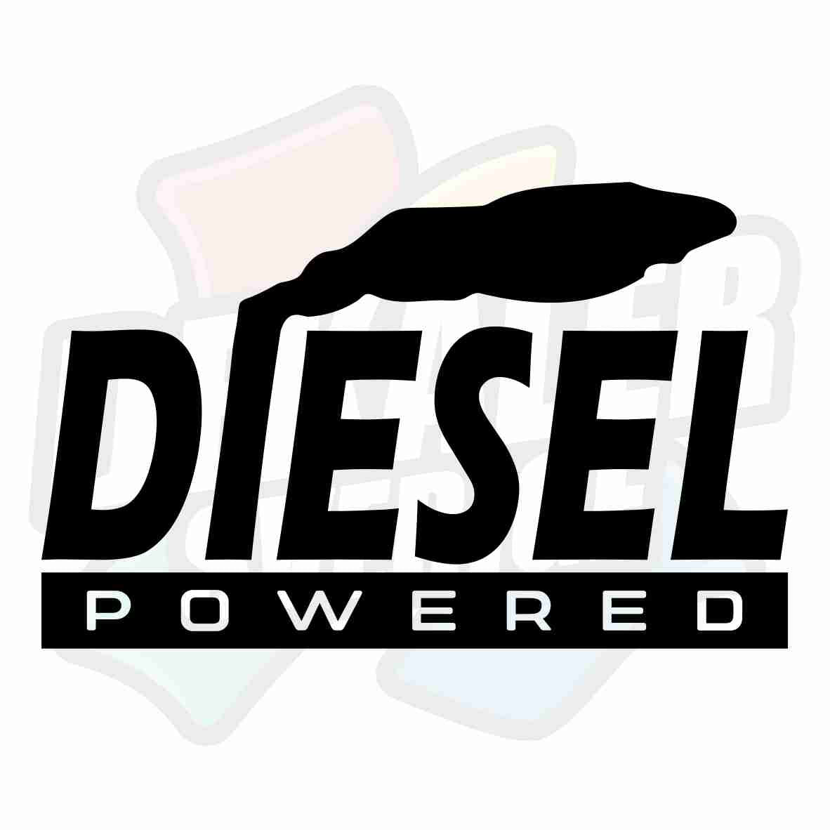 Diesel powered - Dekal