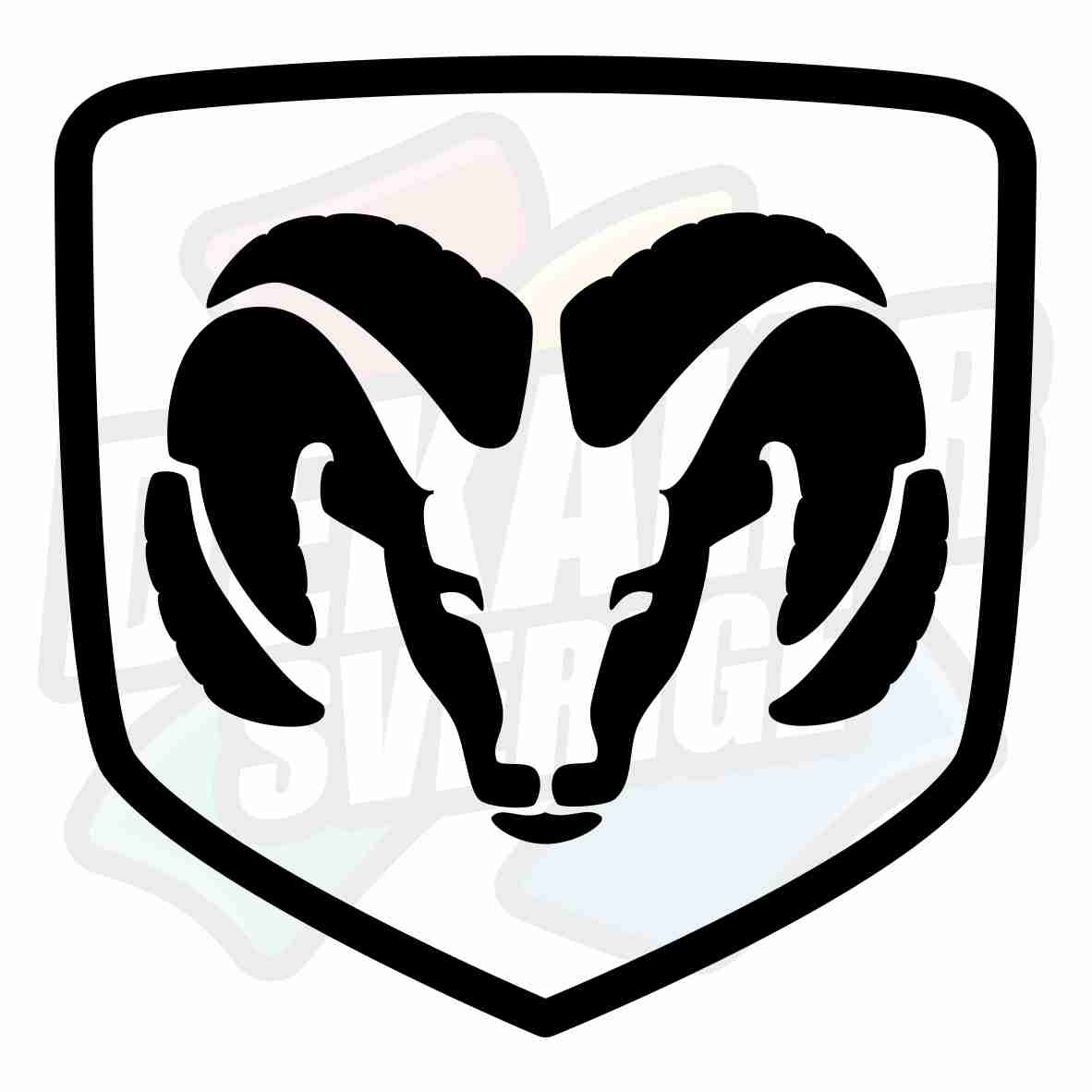 Dodge logo - Dekal