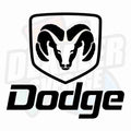 Dodge med logo 2 - Dekal