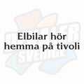 Elbilar hör hemma på tivoli - Dekal