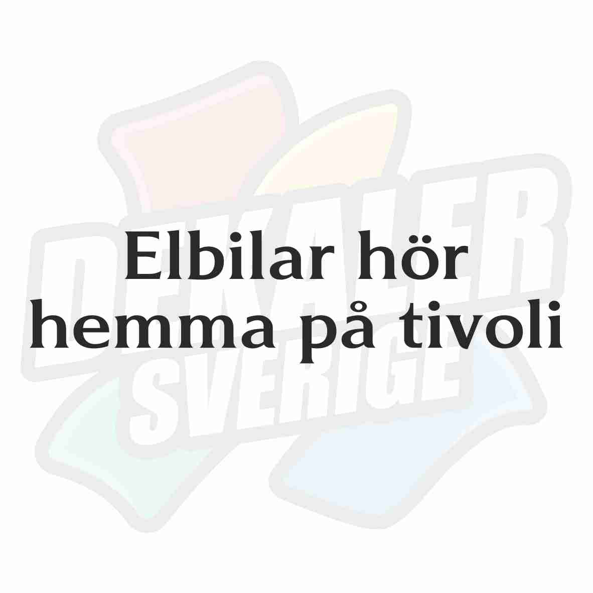 Elbilar hör hemma på tivoli - Dekal