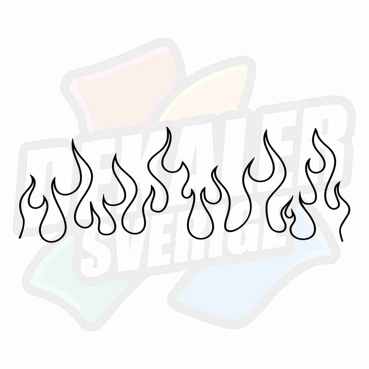 Eldflammor - Dekal