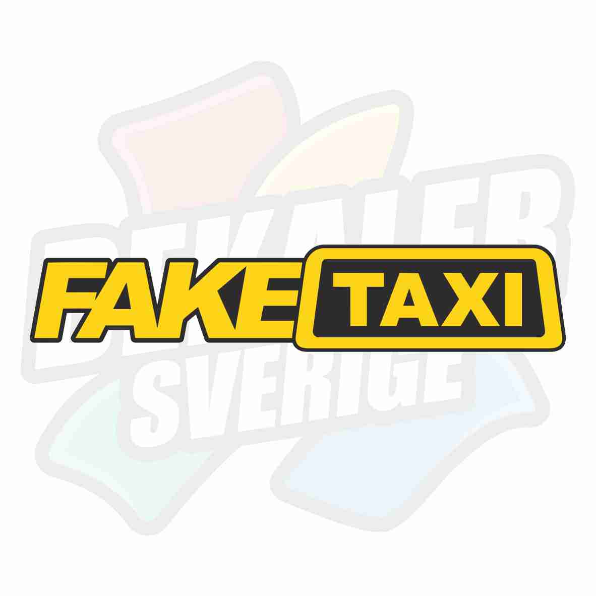 Faketaxi - Klistermärke