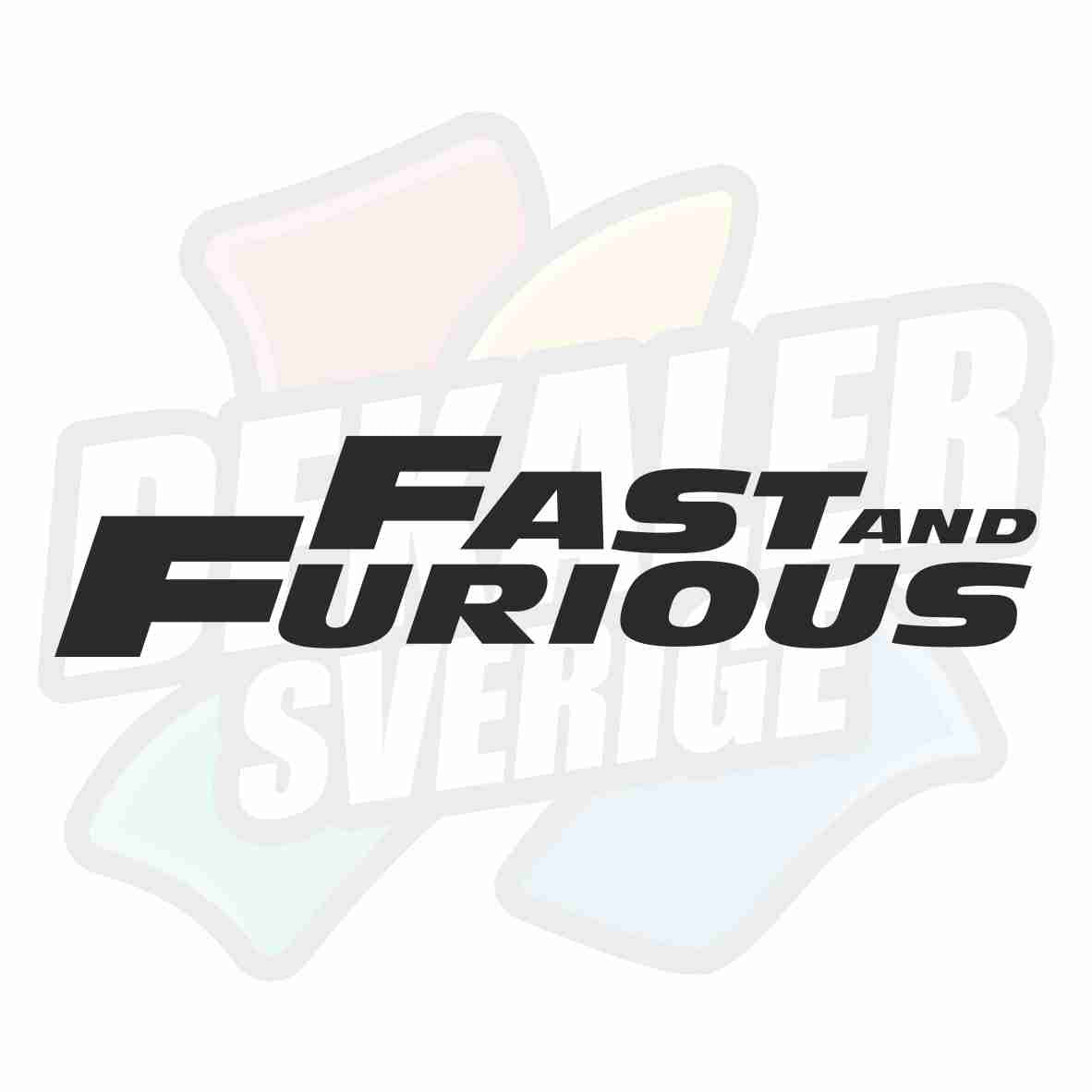 Fast and Furious - Dekal