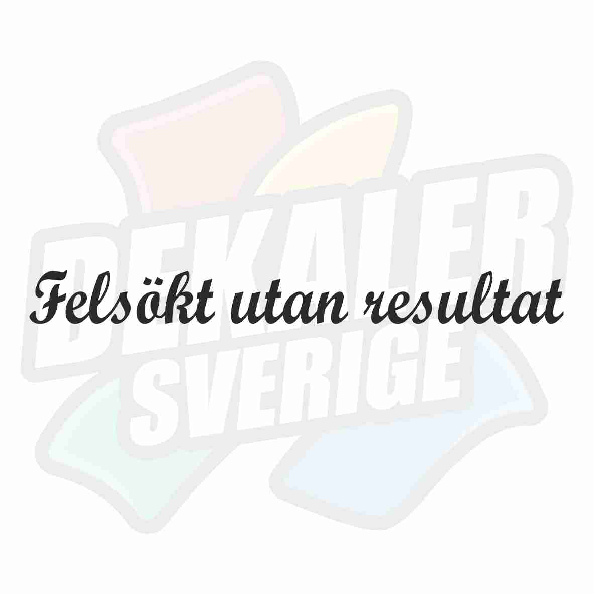 Felsökt utan resultat - Dekal