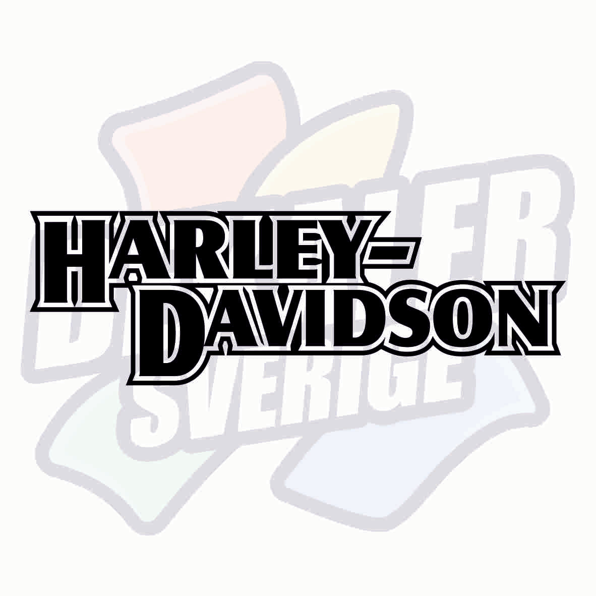 Harley Davidson 1 - Dekal