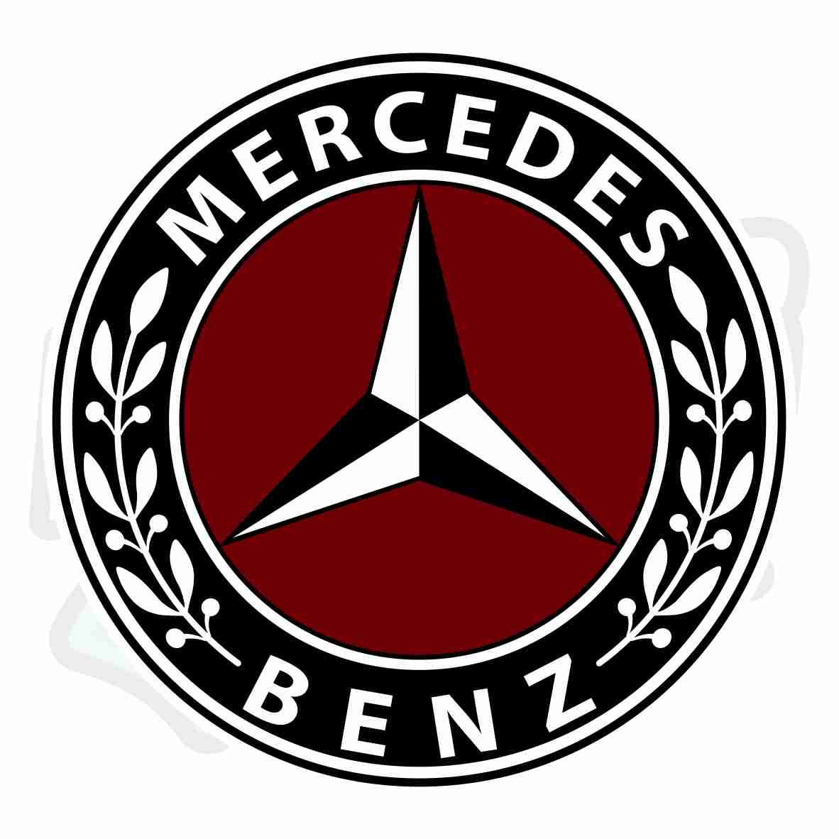 Mercedes parkingpole - Klistermärke
