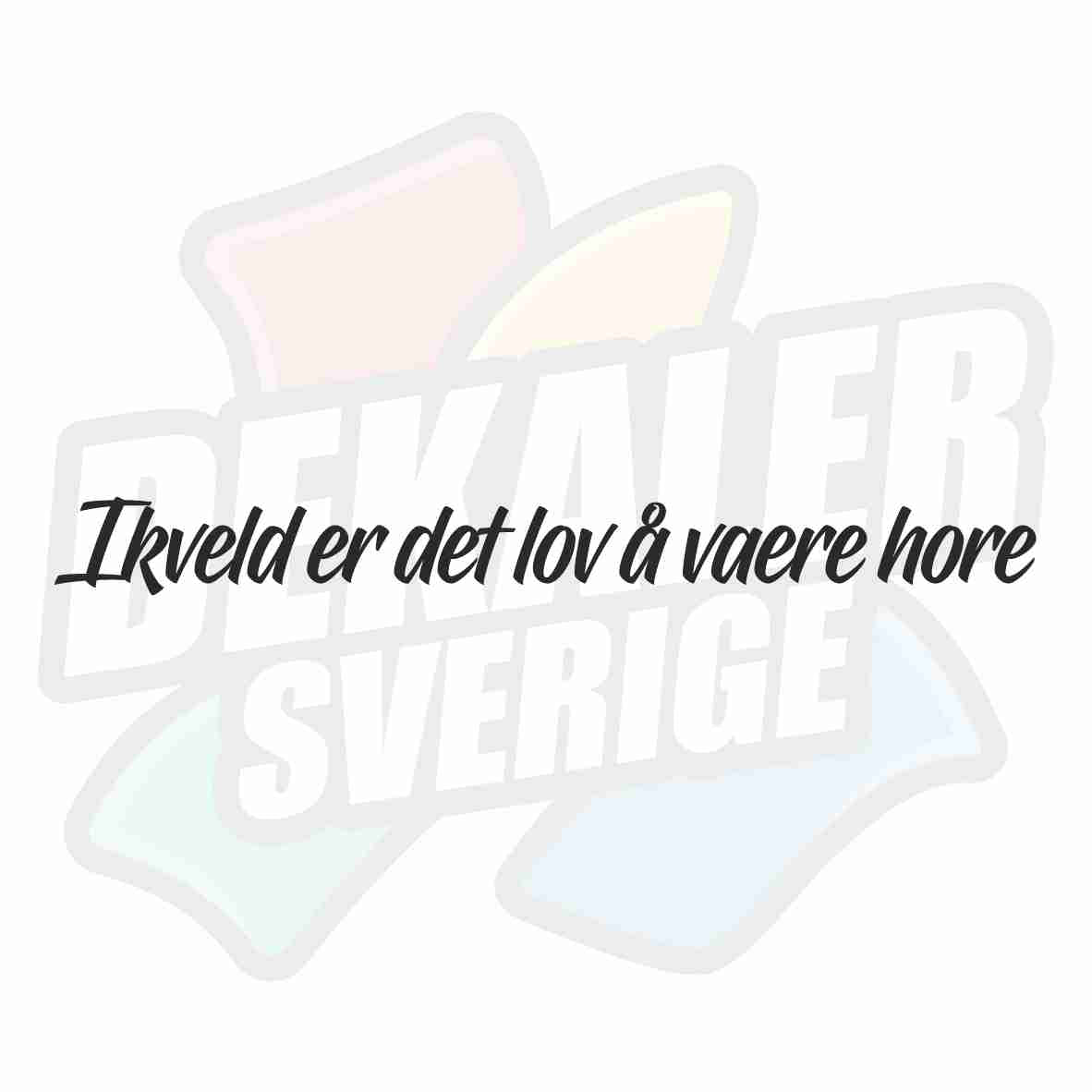 Ikveld er det lov å vaere hore - Dekal