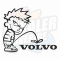 Kalle kissar på Volvo - Dekal