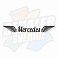 Mercedes med vinge - Dekal