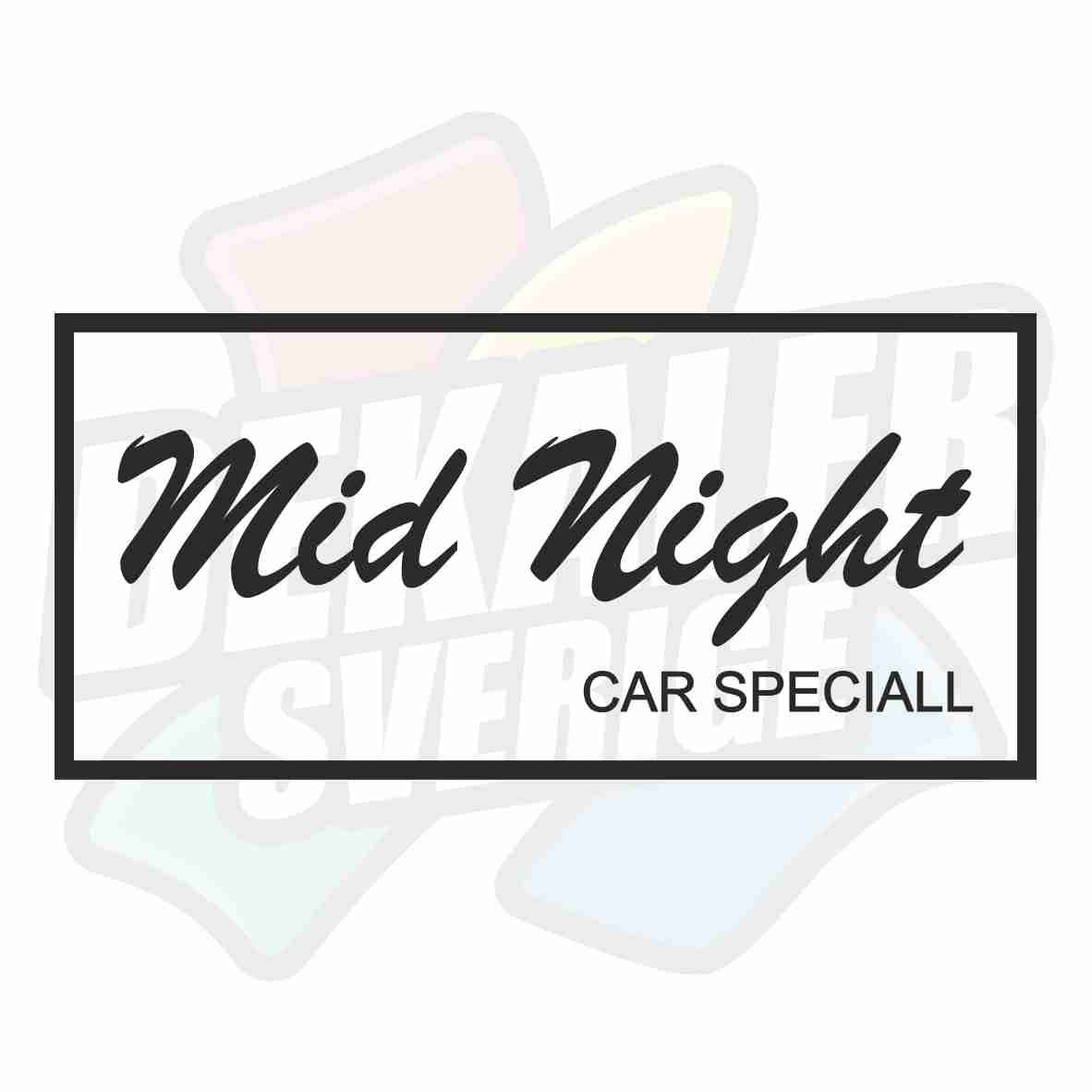 Mid night, Car speciall - Dekal