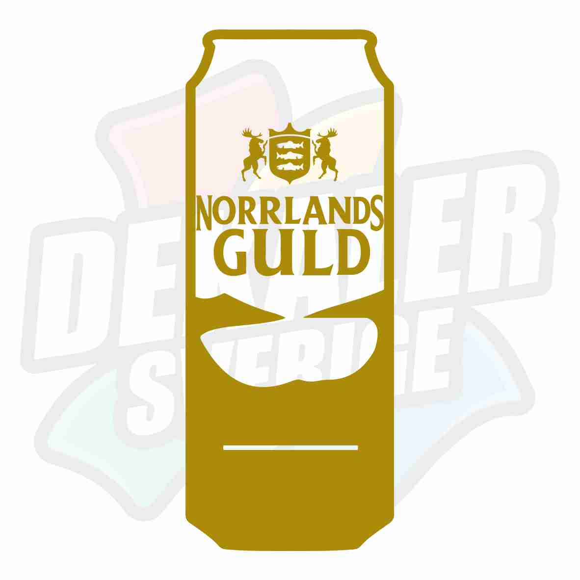 Norrlands Guld burk - Dekal