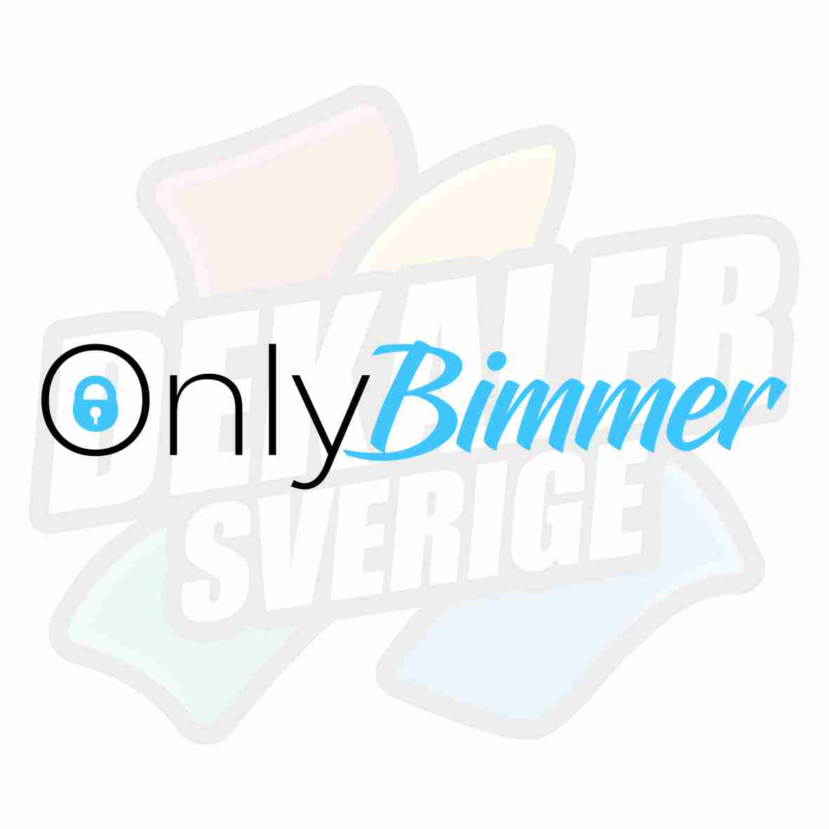 Only bimmer - Dekal