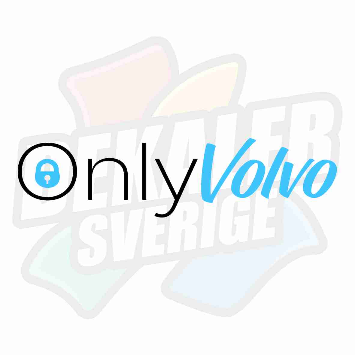 Only volvo - Dekal