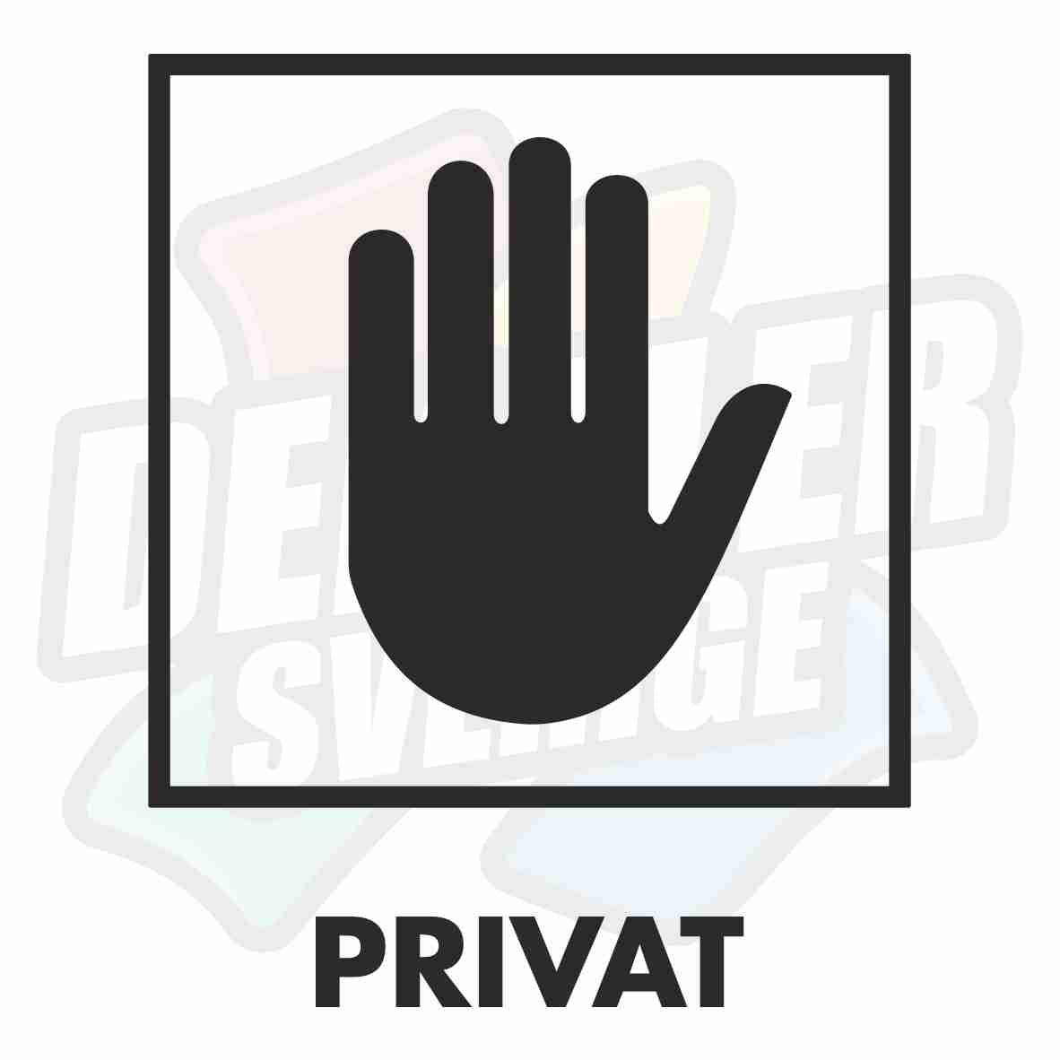 Privat - Dekal