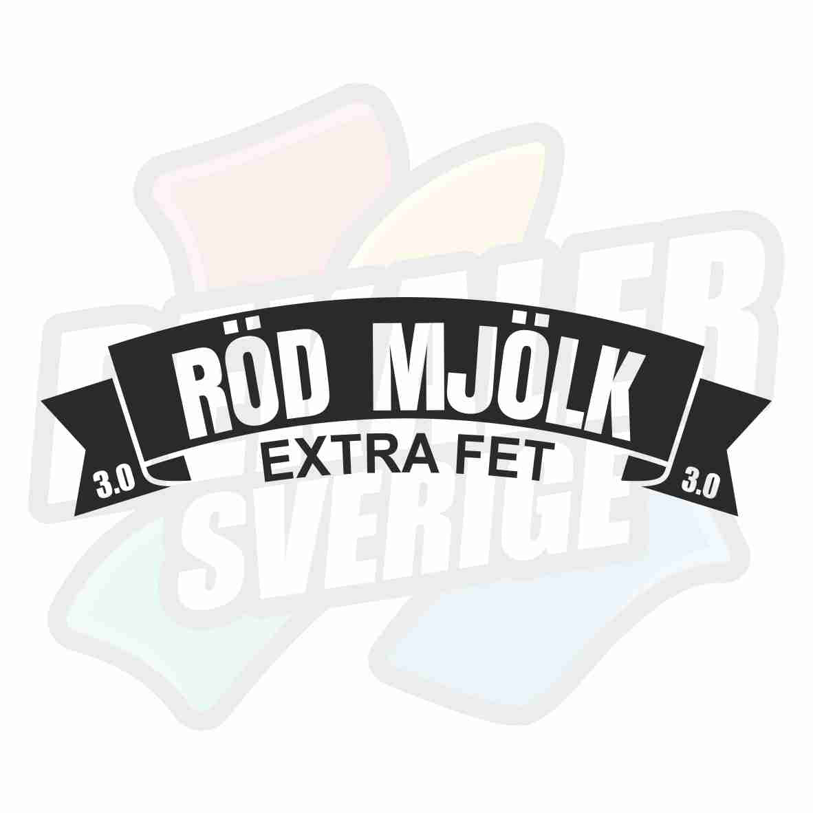 Röd mjölk, extra fet
