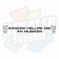 Sänker hellre dig än  musiken 1 - Dekal