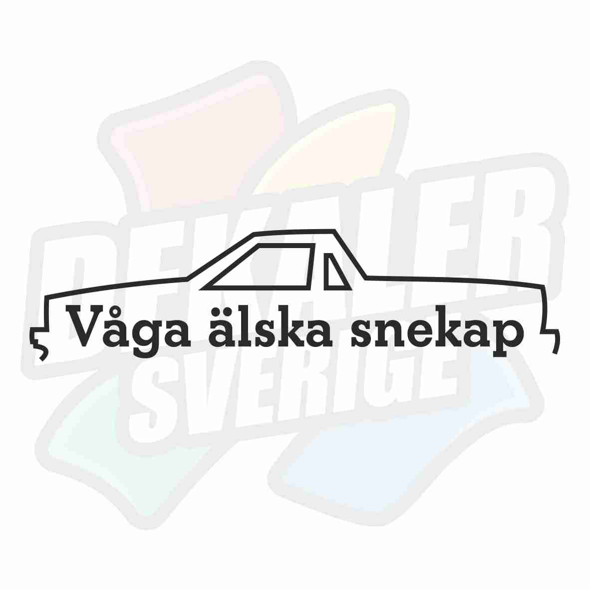 Våga älska snekap - Dekal