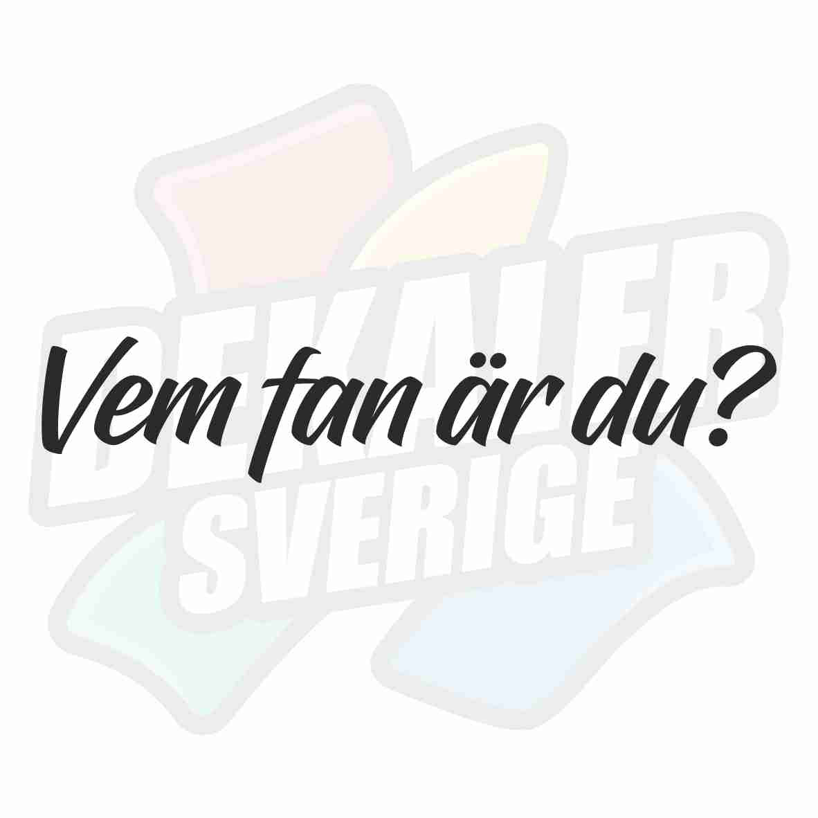 Vem fan är du? - Dekal