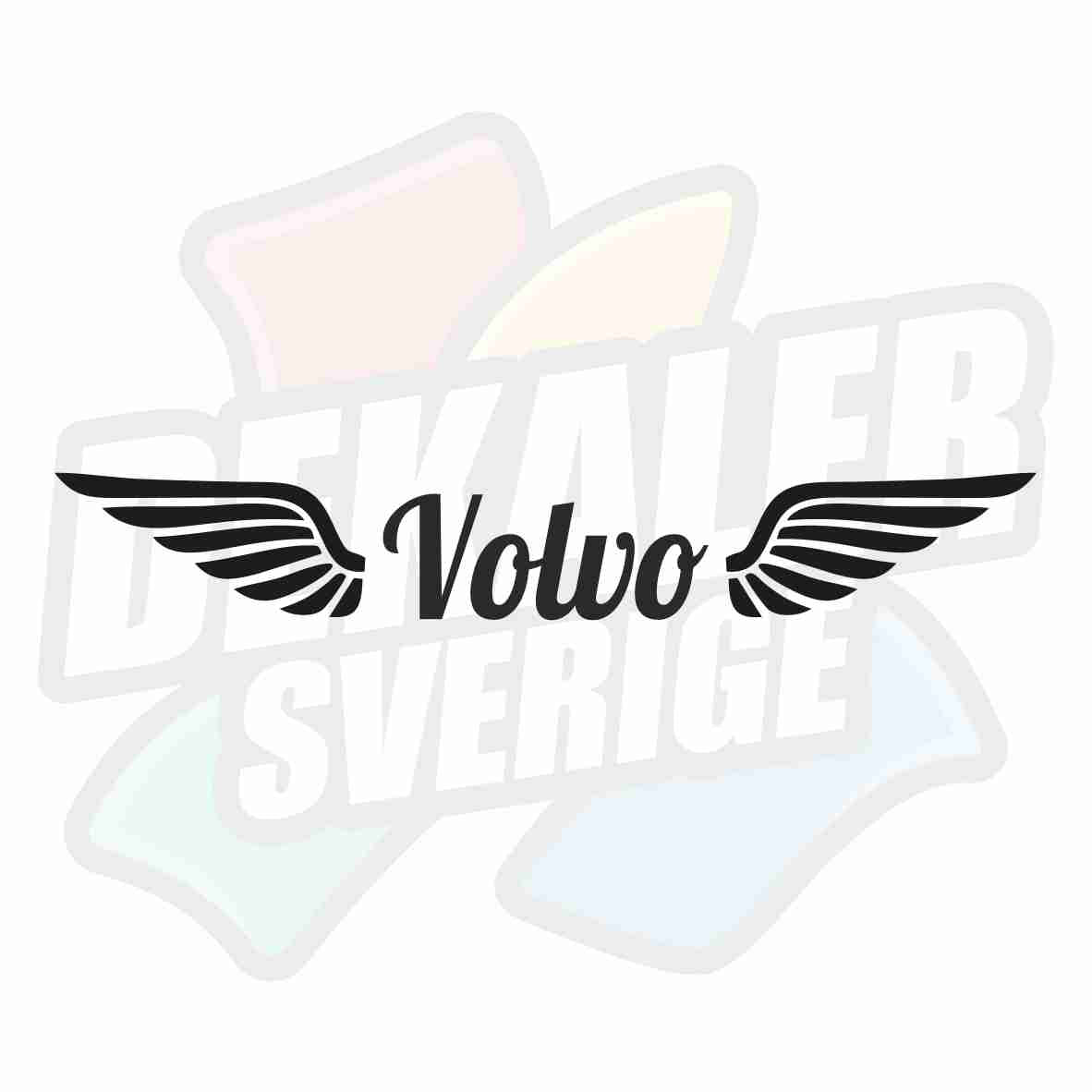 Volvo med vinge - Dekal