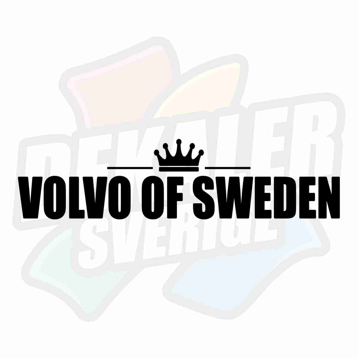 Volvo of Sweden - Dekal