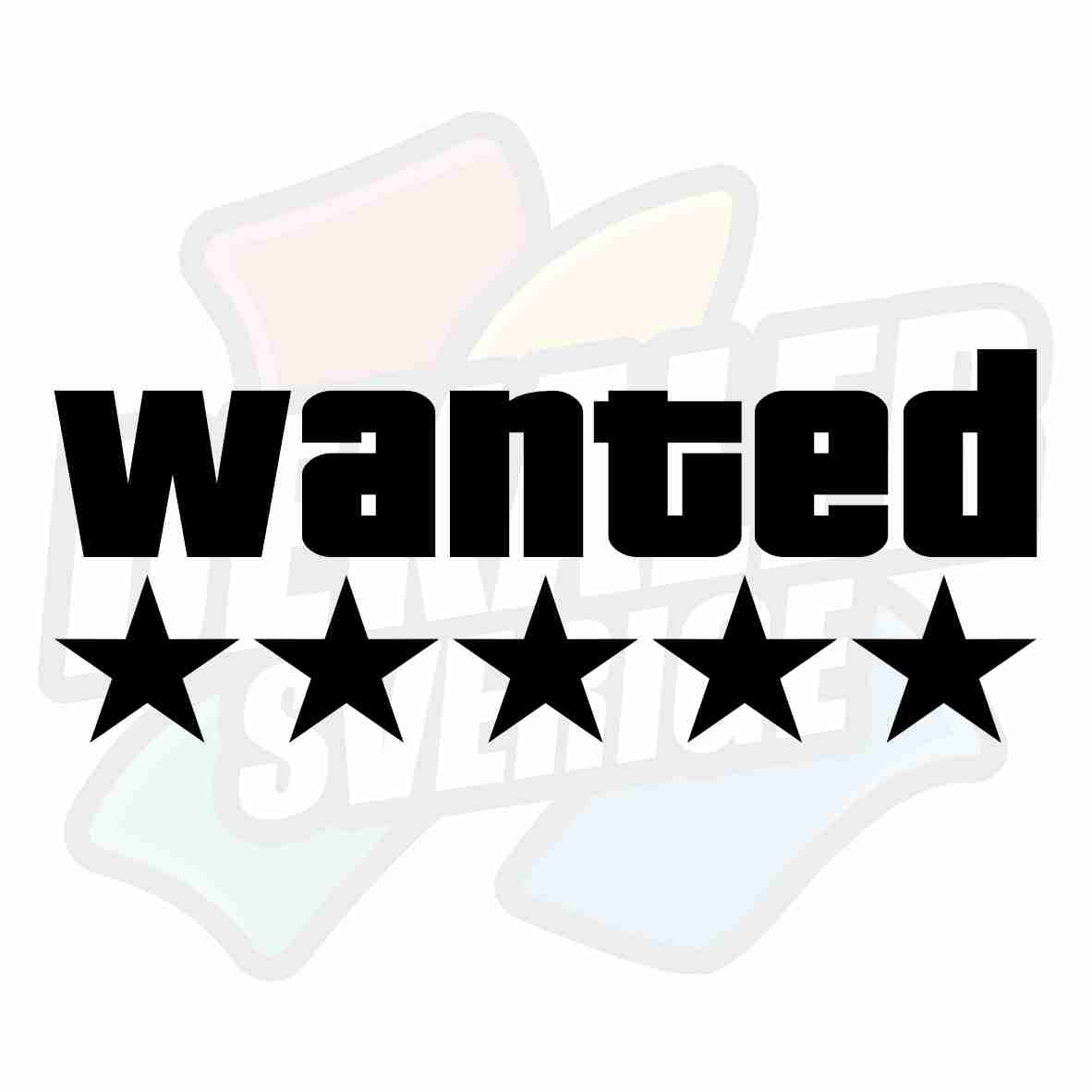 Wanted - Dekal